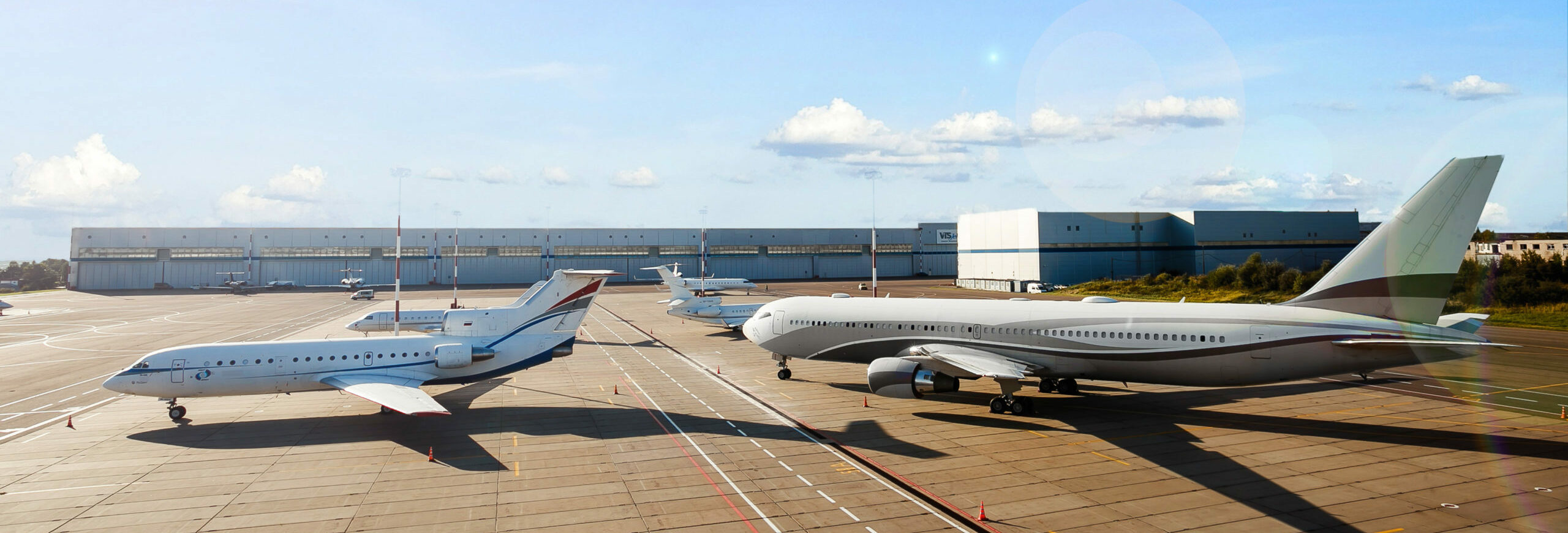 Паркинг ВС и хранение в ангарах : Vnukovo-3